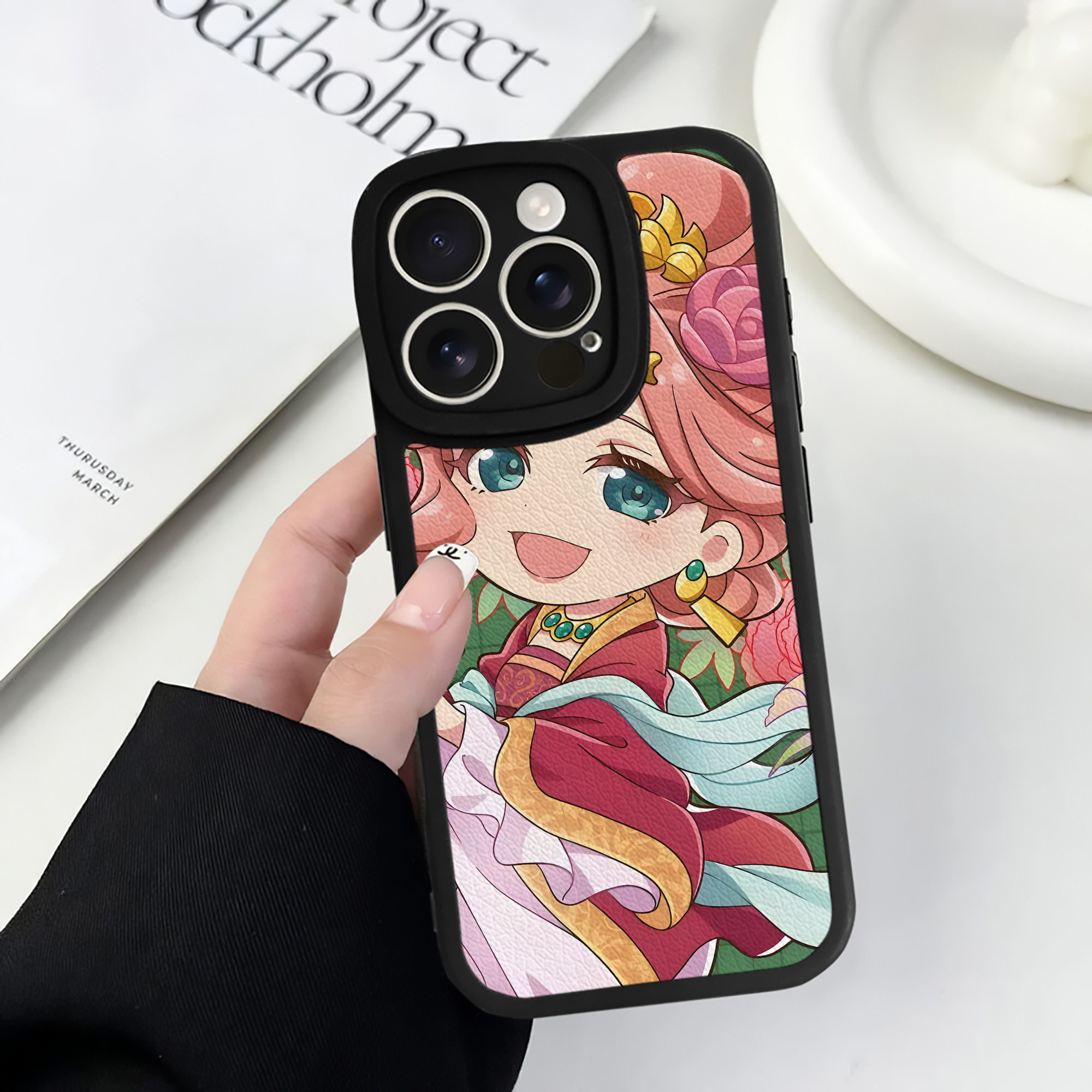 薬屋のひとりごと The Apothecary Diaries 【iPhone 16シリーズ対応】シリコンスマホケース（レザー調） 材質：シリコン